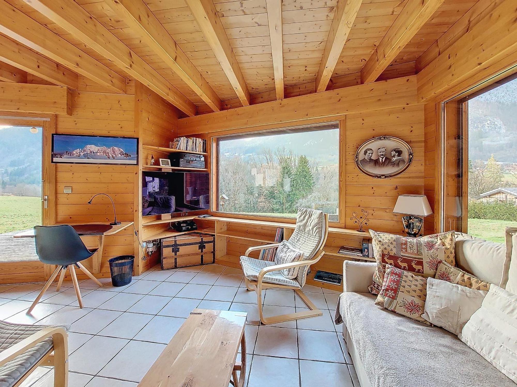 Chalet Wifi - Le Biot - 8 Personnes - Chalet Morand Esterno foto