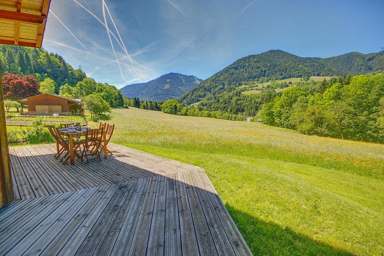 Chalet Wifi - Le Biot - 8 Personnes - Chalet Morand Esterno foto